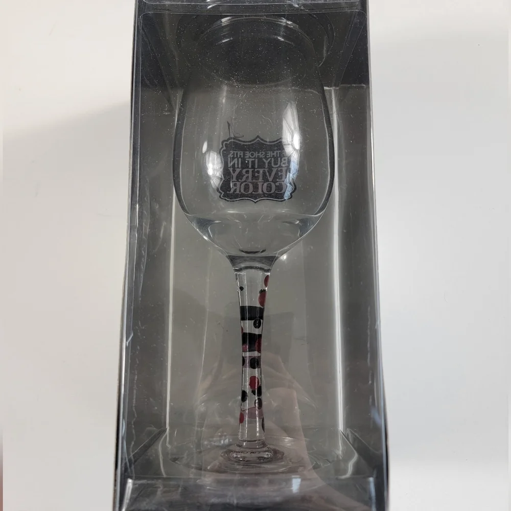 Novelty Shoeaholic Wine Glass If the Shoe Fits Buy It In Every Color gift idea